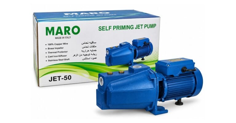 موتور مياه مارو MARO JET-50 – 1 حصان مضخة ذاتية التحضير