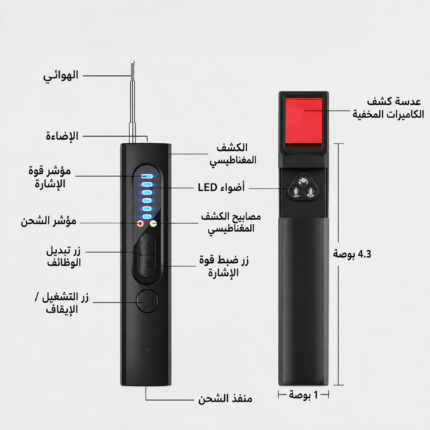 جهاز كشف الكاميرات المخفية